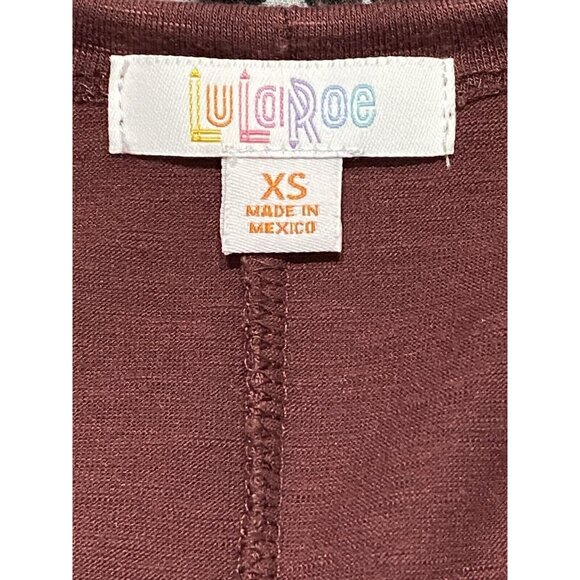 LuLaRoe Women Size XS Open Front Long Sleeve Stretch Cardigan Sweater - Picture 4 of 9